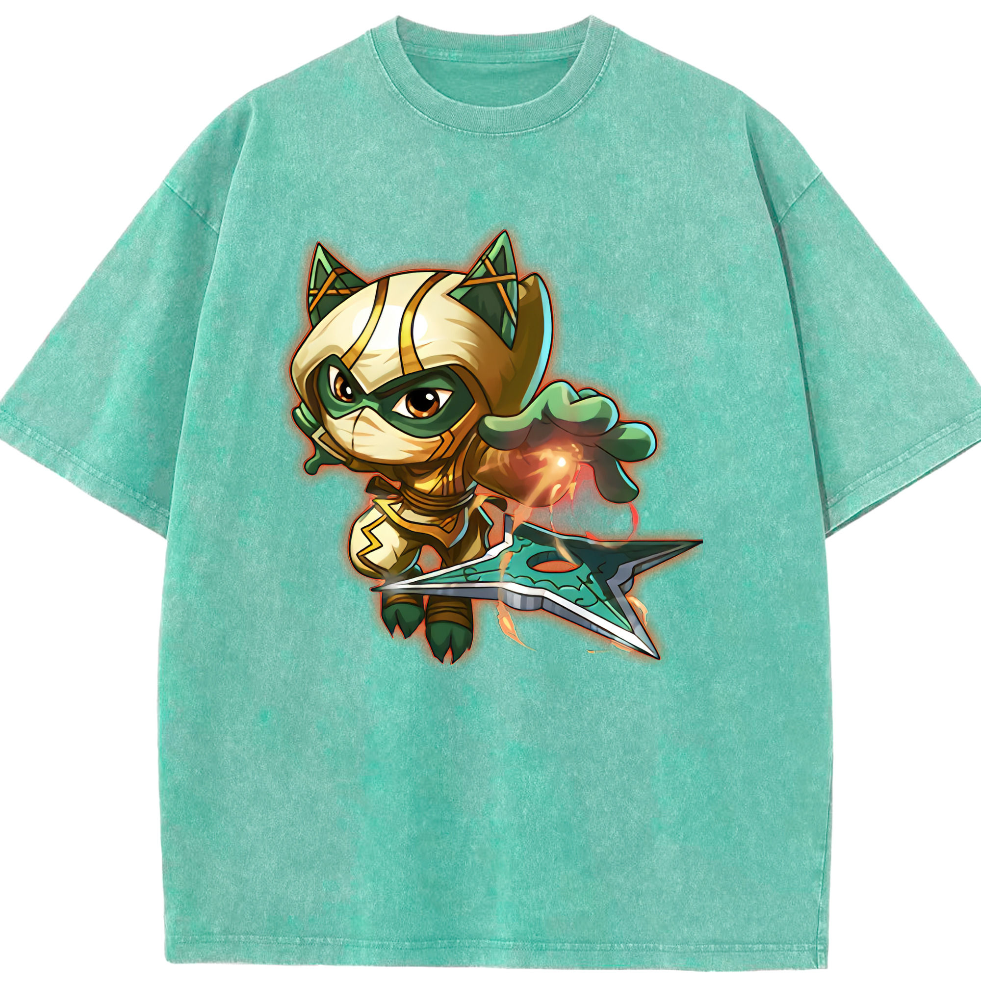 リーグ・オブ・レジェンド League of Legends LOL 綿100% ヴィンテージ風 半袖Tシャツ（フロントプリント）